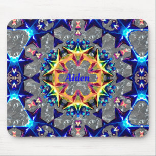 AIDEN ~ Helder 3D-patroon ~ Muismat