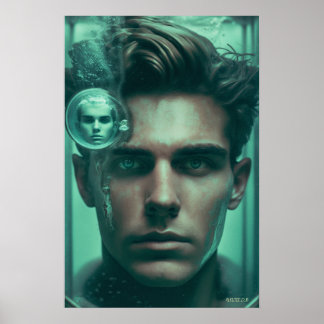 Aiden (met tekentafel Logo) Poster