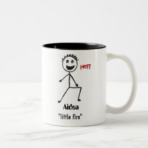 Aiden-naam: Tweekleurige Koffiemok