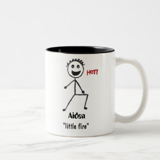 Aiden-naam: Tweekleurige Koffiemok