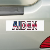 Aiden Naam Voornaam USA Sticker Auto (Op auto)