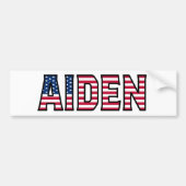 Aiden name Vorname USA Aufkleber Sticker Auto (Voorkant)