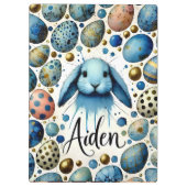 AIDEN ~ PAASkonijn en eieren ~ Klembord (Achterkant)