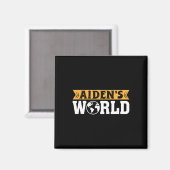 Aidenacesleger strijd tegen kanker Aiden's wereld Magneet (Voorkant / Achterkant)