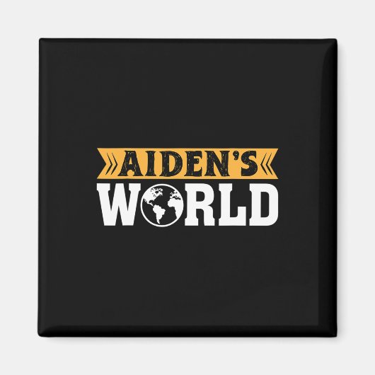 Aidenacesleger strijd tegen kanker Aiden's wereld Magneet (Voorkant)