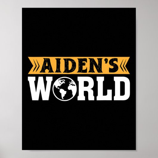Aidenacesleger strijd tegen kanker Aiden's wereld  Poster (Voorkant)