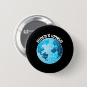 Aidenacesleger strijd tegen kanker Aiden's wereld Ronde Button 5,7 Cm (Voorkant /achterkant)