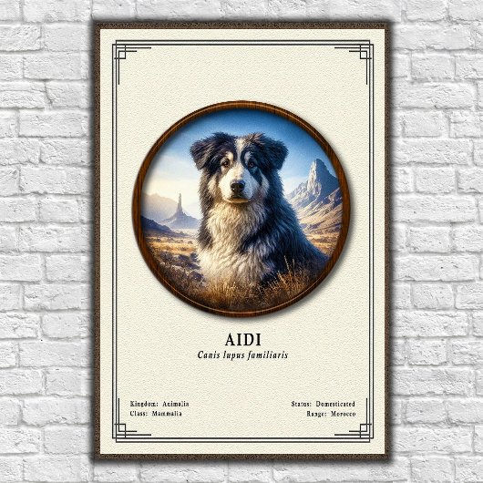 Aidi Zoologie Serie Poster