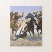 Aiding A Comrade 1890 Frederic Remington Legpuzzel (Verticaal)