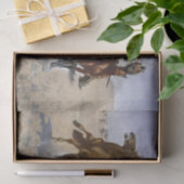 Aiding a Comrade by Frederic Remington Tissuepapier (Geschenk)