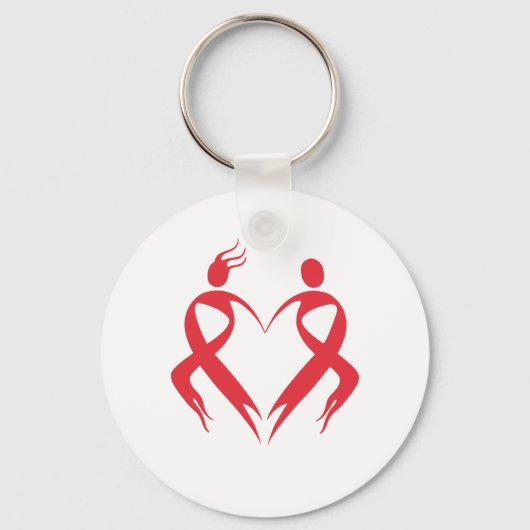 AIDS Embleem Sleutelhanger (Voorkant)
