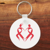 AIDS Embleem Sleutelhanger (Voorkant)