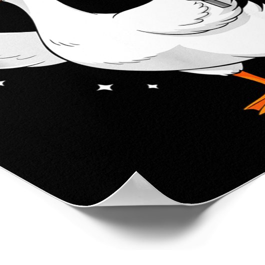 Aids_hiv Awareness Funny Goose World Aids Day Red  Poster (Hoek)