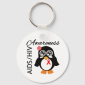 AIDS HIV Awareness Penguin Sleutelhanger (Voorkant)