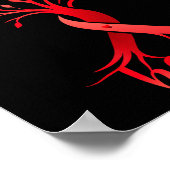 Aids_hiv Awareness World Aids Day Red Ribbon Hope  Poster (Hoek)