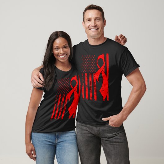 Aids/Hiv-bewustzijn T-shirt (Unisex)