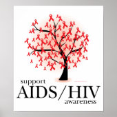 AIDS/HIV-boom Poster (Voorkant)
