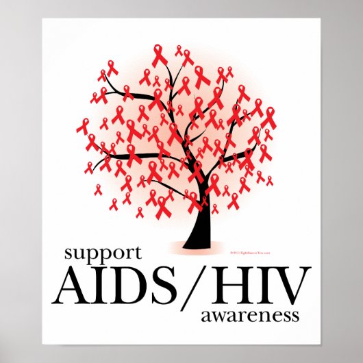 AIDS/HIV-boom Poster (Voorkant)