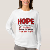 AIDS HIV HOPE 1 T-SHIRT (Voorkant)
