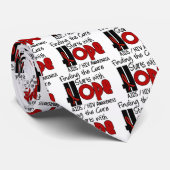 AIDS HIV HOPE 4 STROPDAS (Opgerold)