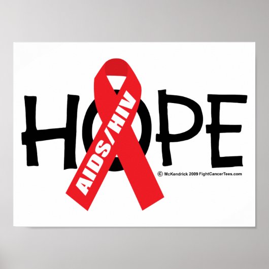 AIDS/HIV Hope Poster (Voorkant)