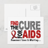 AIDS / HIV vind de kuur 1 Briefkaart (Voorkant / Achterkant)