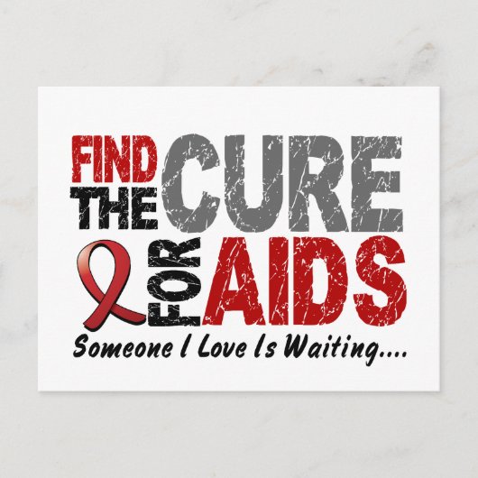 AIDS / HIV vind de kuur 1 Briefkaart (Voorkant)