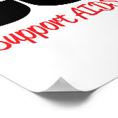 AIDS/HIV vindt een kuur Poster (Hoek)