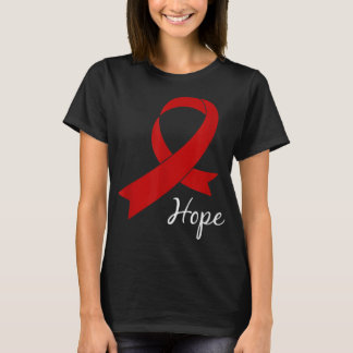 Aids Hope World Aids Day Awareness Hiv Gift T-shir T-shirt
