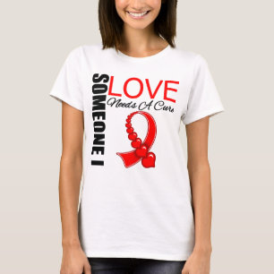 AIDS iemand van wie ik hou, heeft een kuur nodig T-shirt