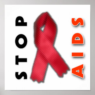 AIDS stoppen (zijkant) Poster