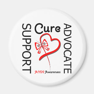 AIDS Support Advocate Cure Magneet