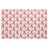 AIDS-voorlichting rood Stof (Fat Quarter)