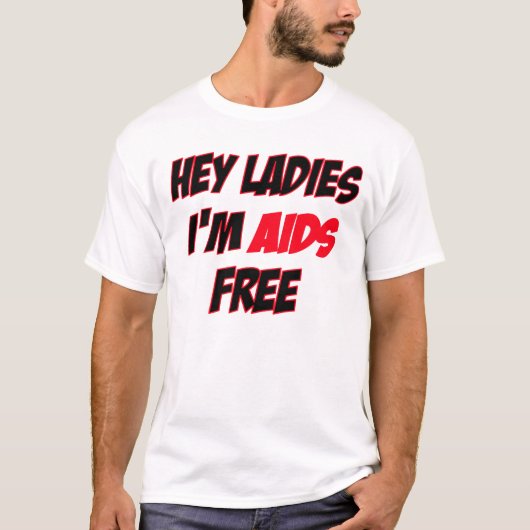 AIDS-VRIJ T-SHIRT (Voorkant)