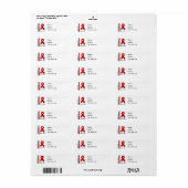 Aidsbewustzijn 5 etiket (Full Sheet)