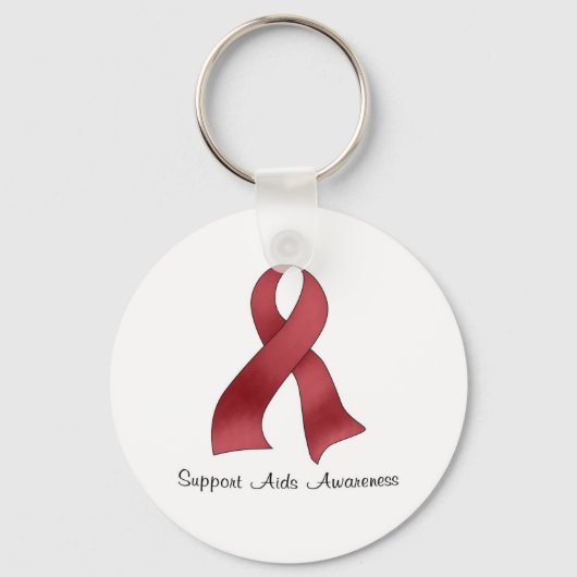 Aidsvoorlichting ondersteunen sleutelhanger (Voorkant)