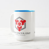 AIE Coffee Tweekleurige Koffiemok (Voorkant links)