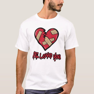 AÏE LOVE YOU ! (Als liefde pijn doet) T-shirt