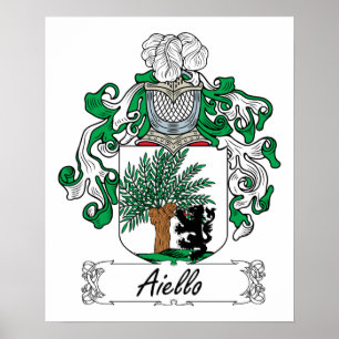 Aiello Family Crest Poster