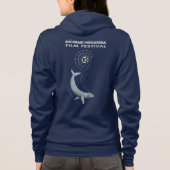 AIFF 2021 Dames marine Zip Hoodie (Achterkant)