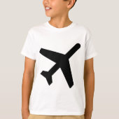 AIGA Departures Sign (Vliegtuig) T-shirt (Voorkant)