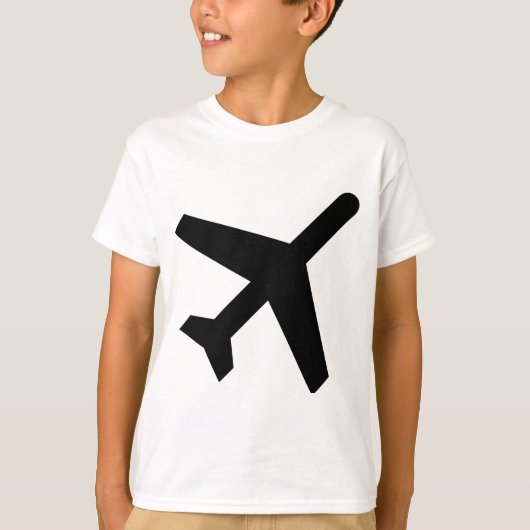 AIGA Departures Sign (Vliegtuig) T-shirt (Voorkant)