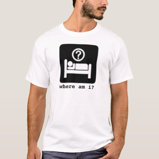 aiga_hotel_information1, waar ben ik? t-shirt (Voorkant)