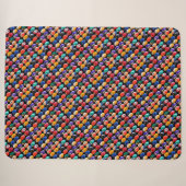Aightball The Colors, Lge Sherpa Blanket Deken (Voorkant (horizontaal))