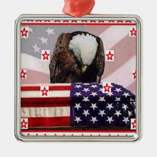AIGLE USA.png Metalen Ornament (Voorkant)