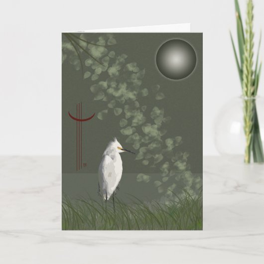 Aigrette ook kaart (Voorkant)