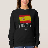 Aiguafreda Spain Es Flag City Bandera Ropa Trui (Voorkant)