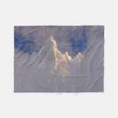 Aiguille de Blaitiere | Frankrijk Fleece Deken (Voorkant (Horizontaal))