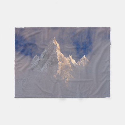 Aiguille de Blaitiere | Frankrijk Fleece Deken (Voorkant (Horizontaal))