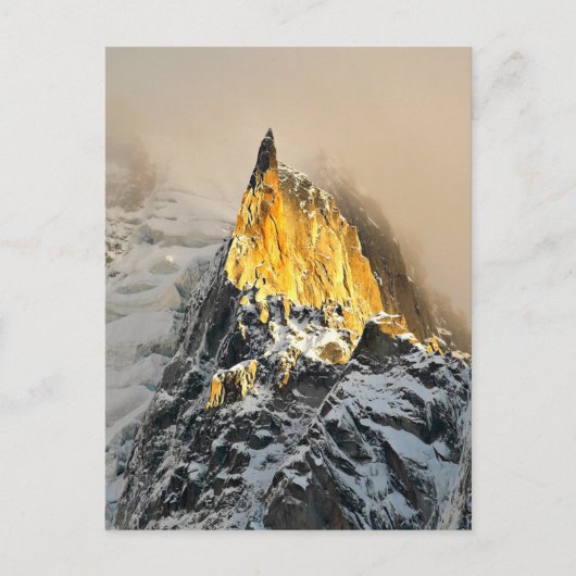 Aiguille des Deux Aigles Sunrise, Chamonix Briefkaart (Voorkant)